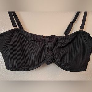 Shade & Shore Black Bikini Top 32B